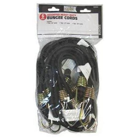 Trade Of Amta Assorted Bungee Cords, 6PK 548364